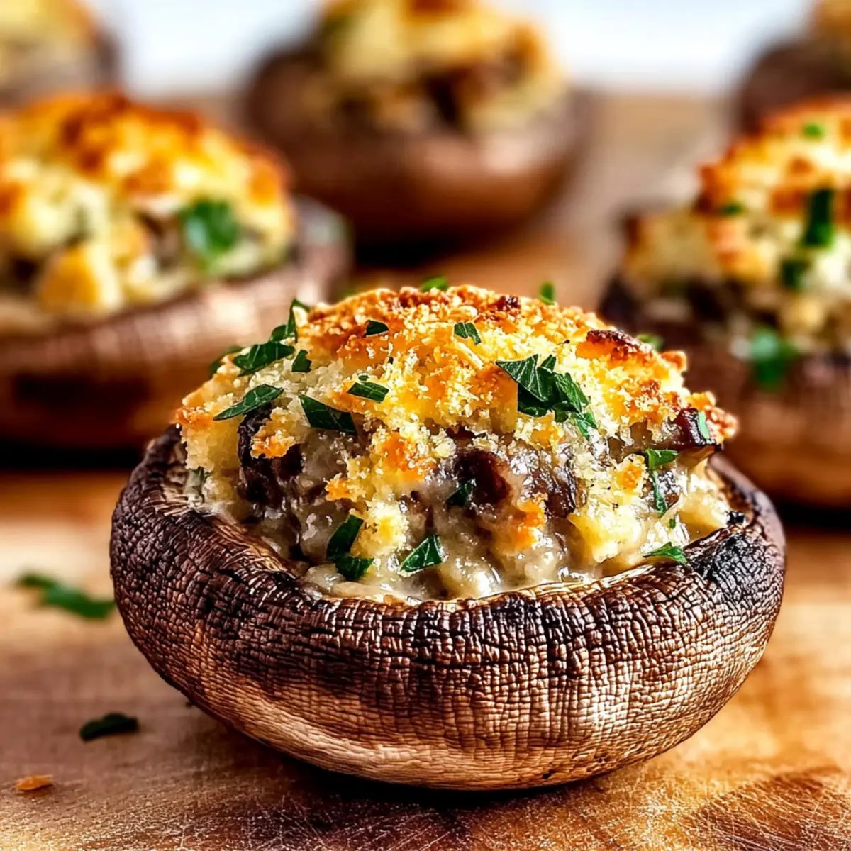 Irresistible Classic Garlic Parmesan Stuffed Mushrooms Recipe