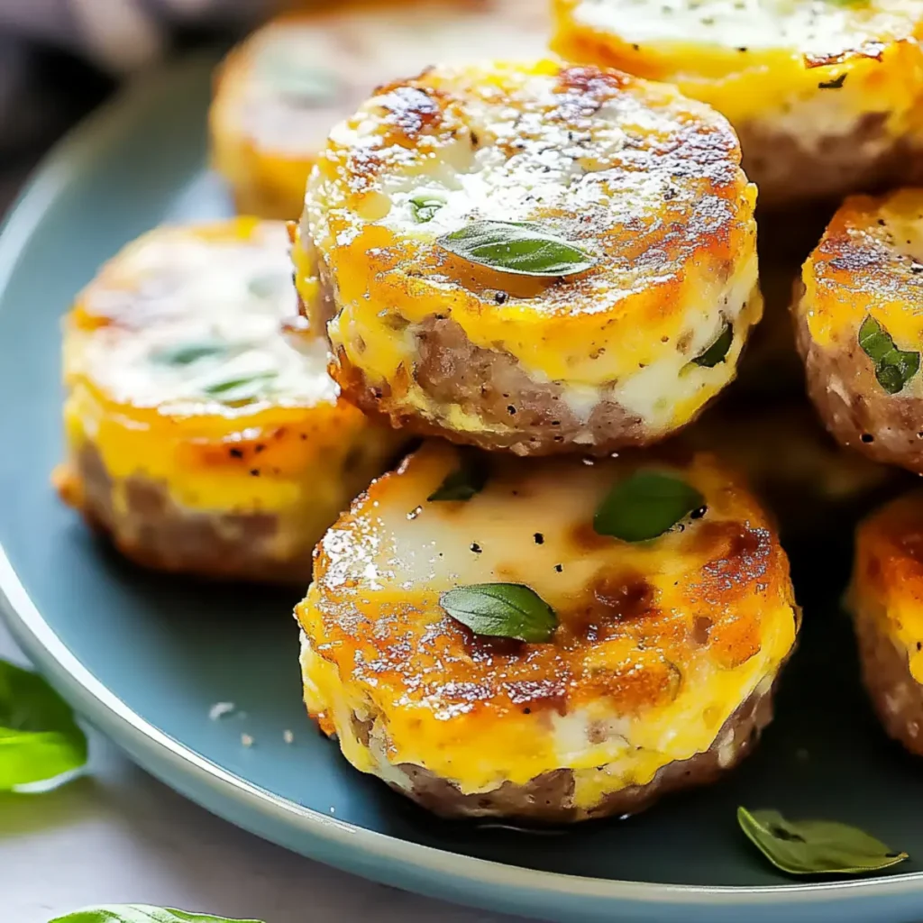 Savory Sausage & Egg Breakfast Bites