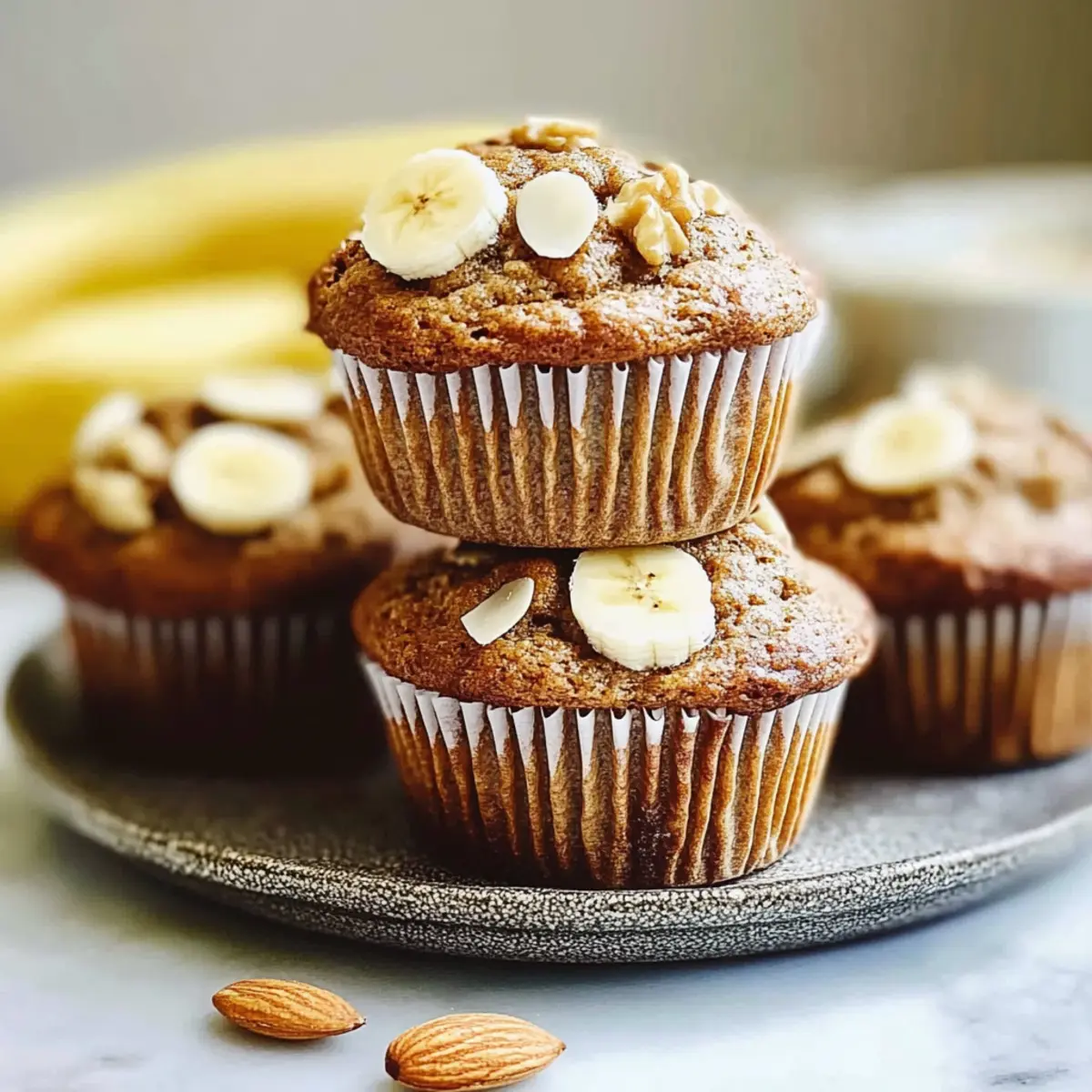 Almond Flour Banana Muffins