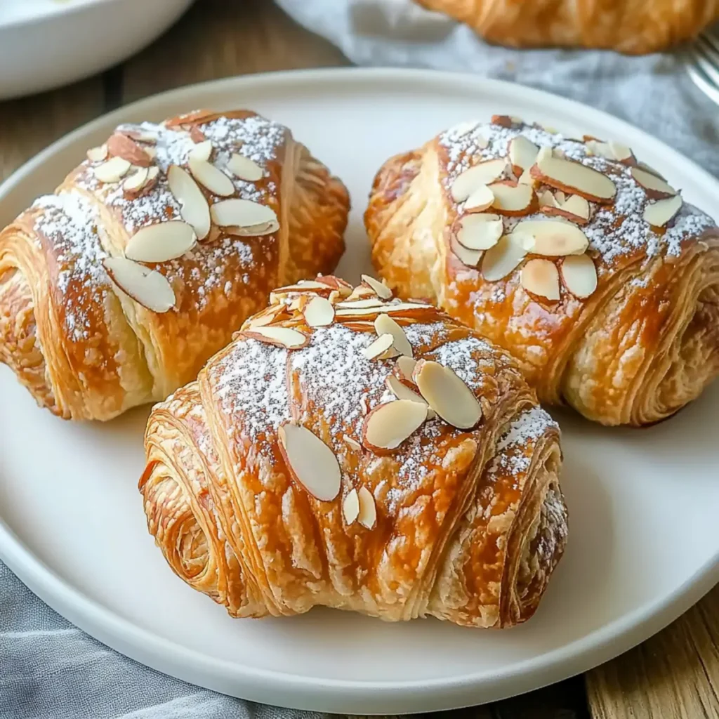 Easy Almond Croissants
