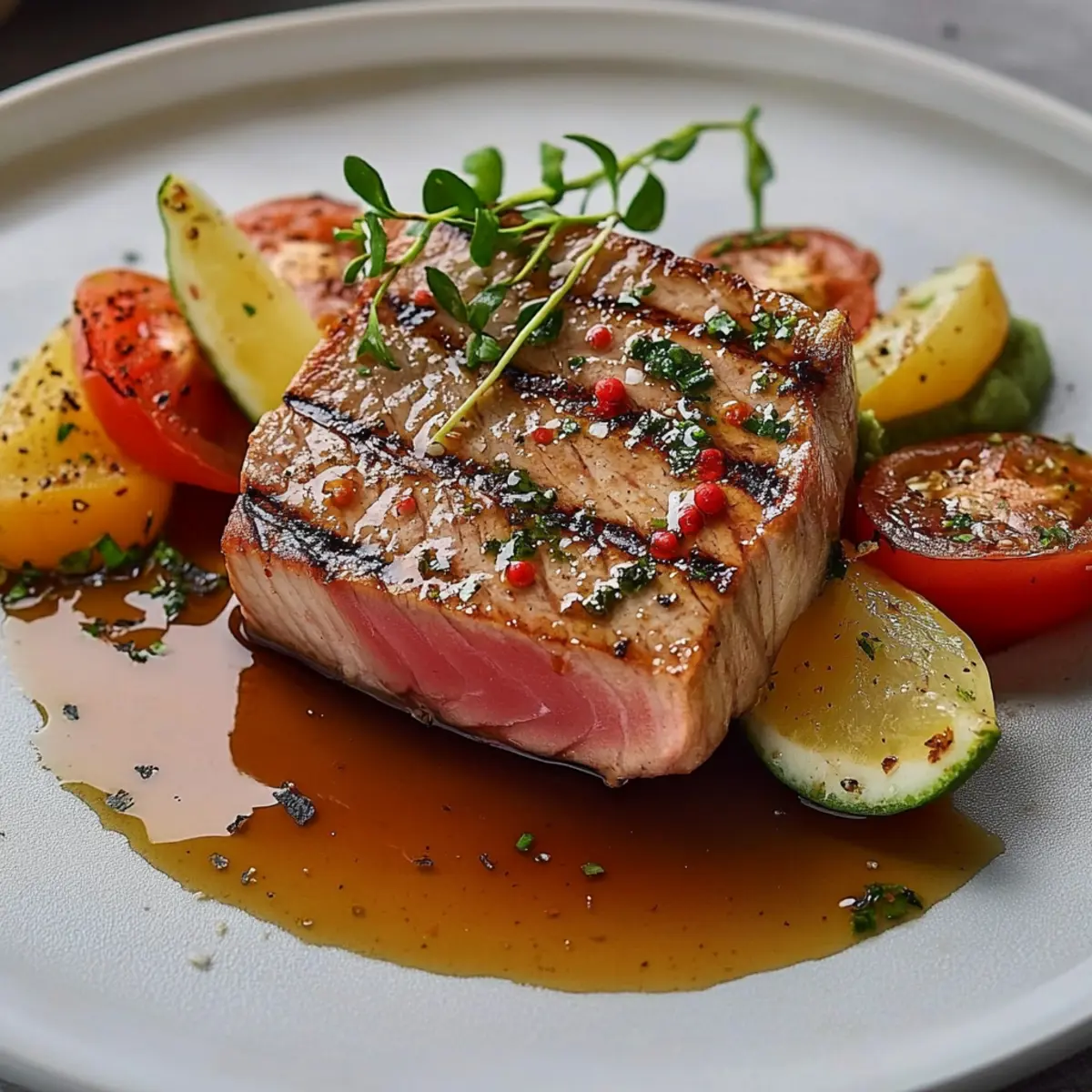 Tuna Steak Dinner