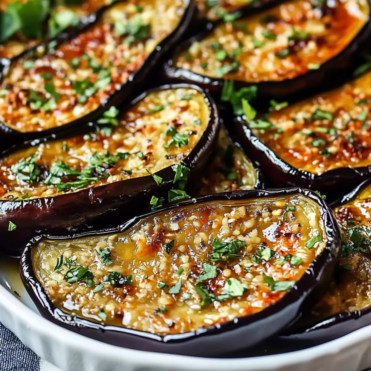 Oven Roasted Eggplant