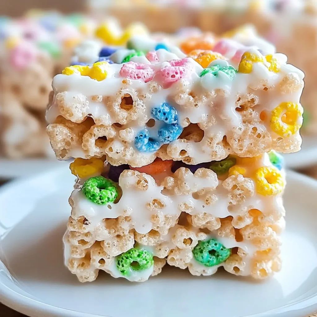 Lucky Charms Rice Krispie Treats