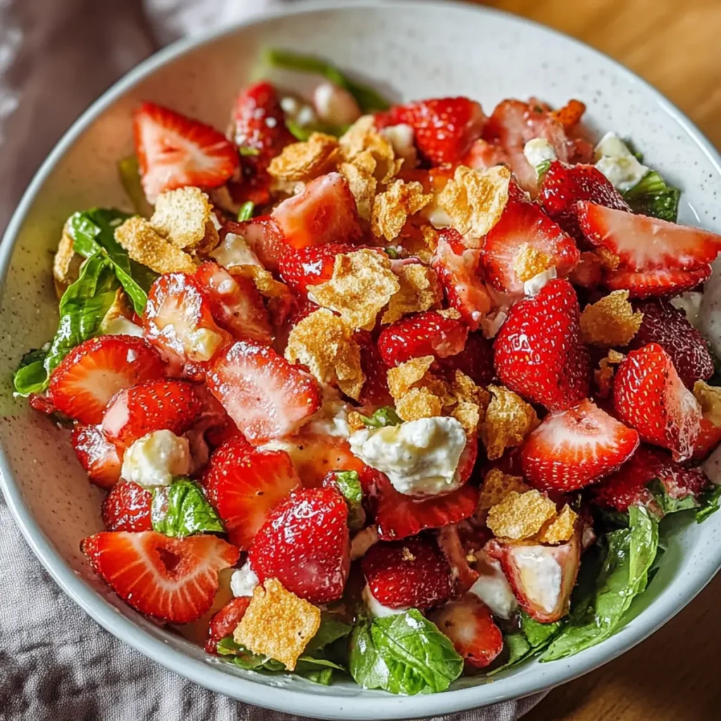 Strawberry Crackle Salad