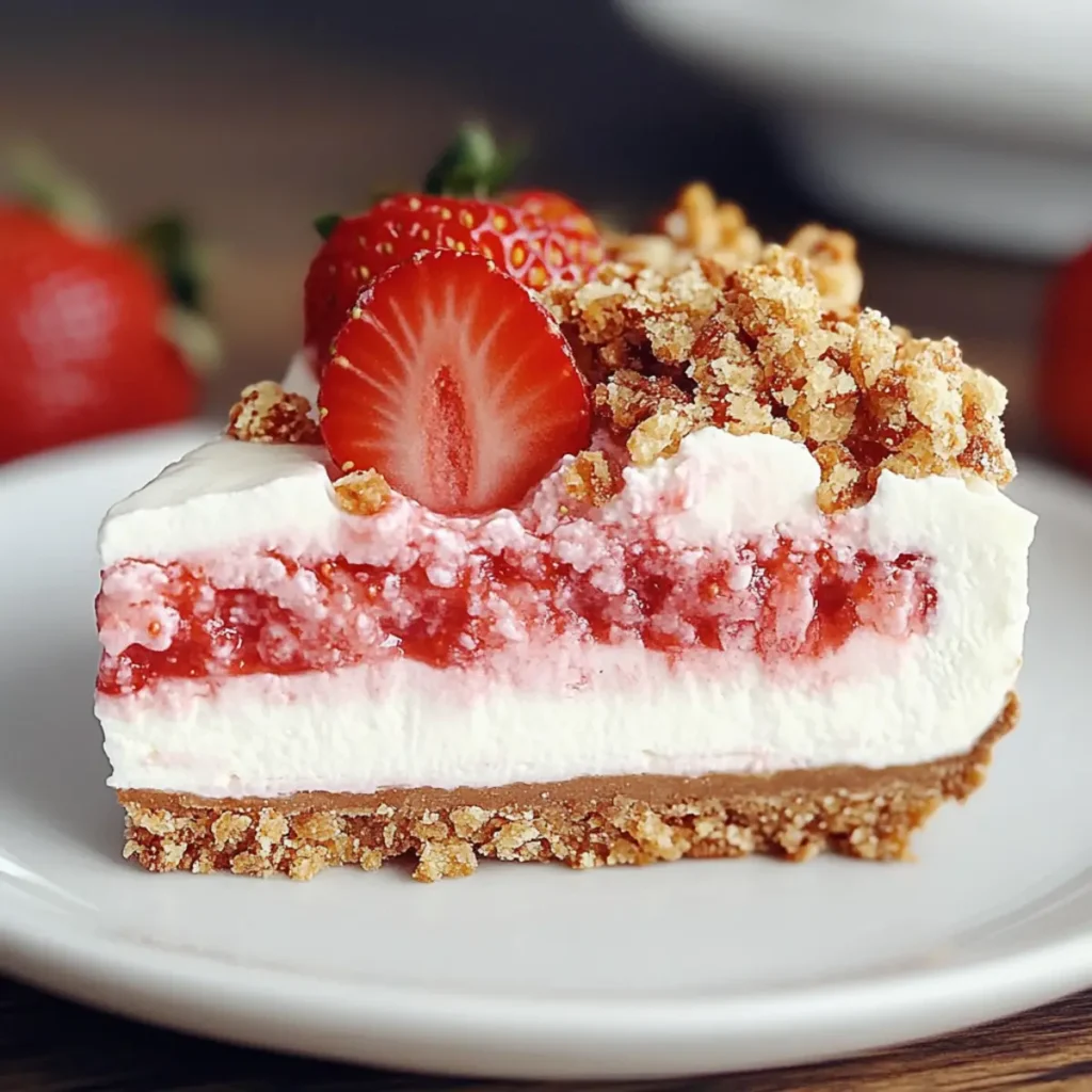 Strawberry Crunch Cheesecake