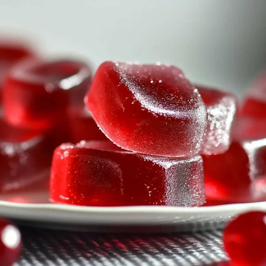 Cranberry Jelly Candy