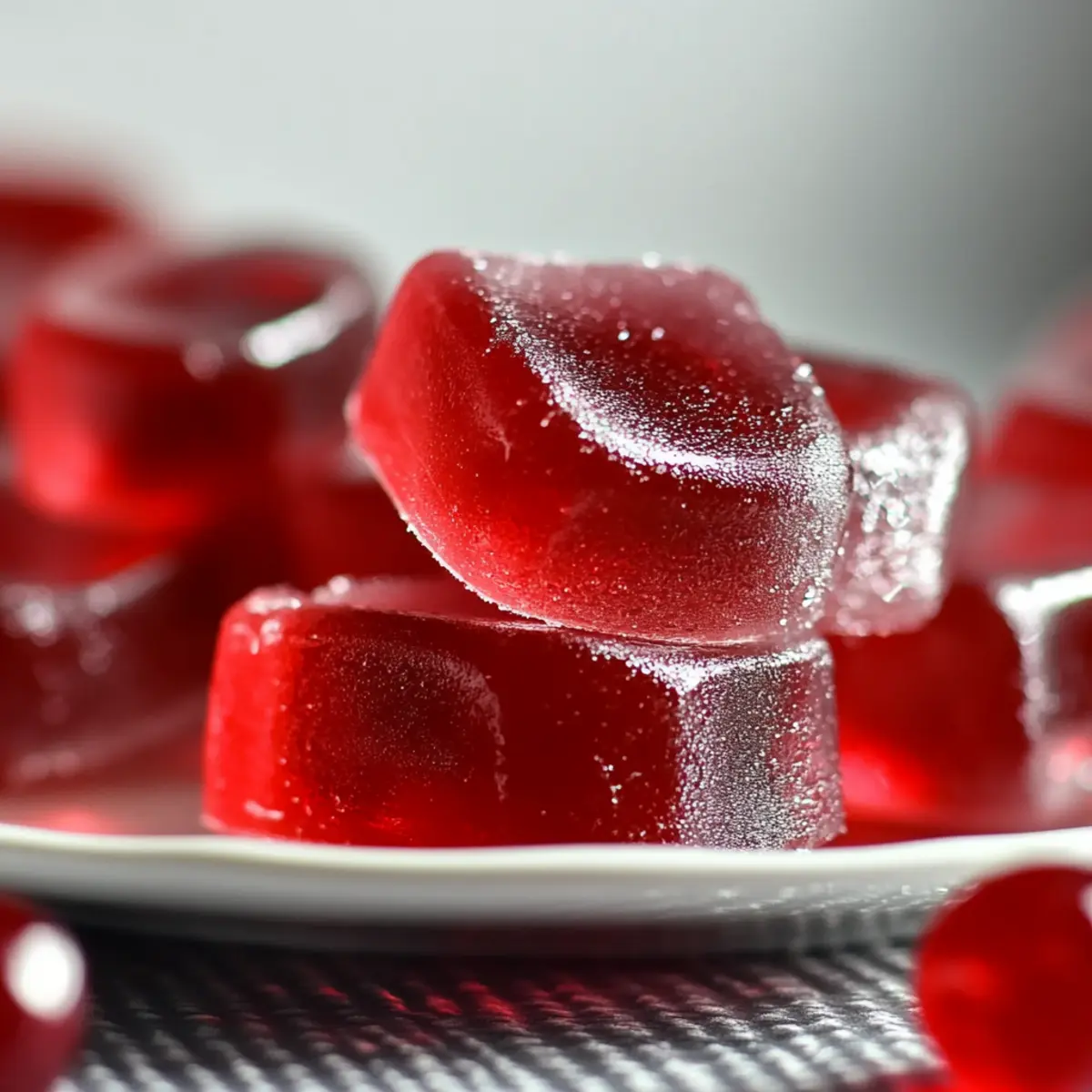 Cranberry Jelly Candy