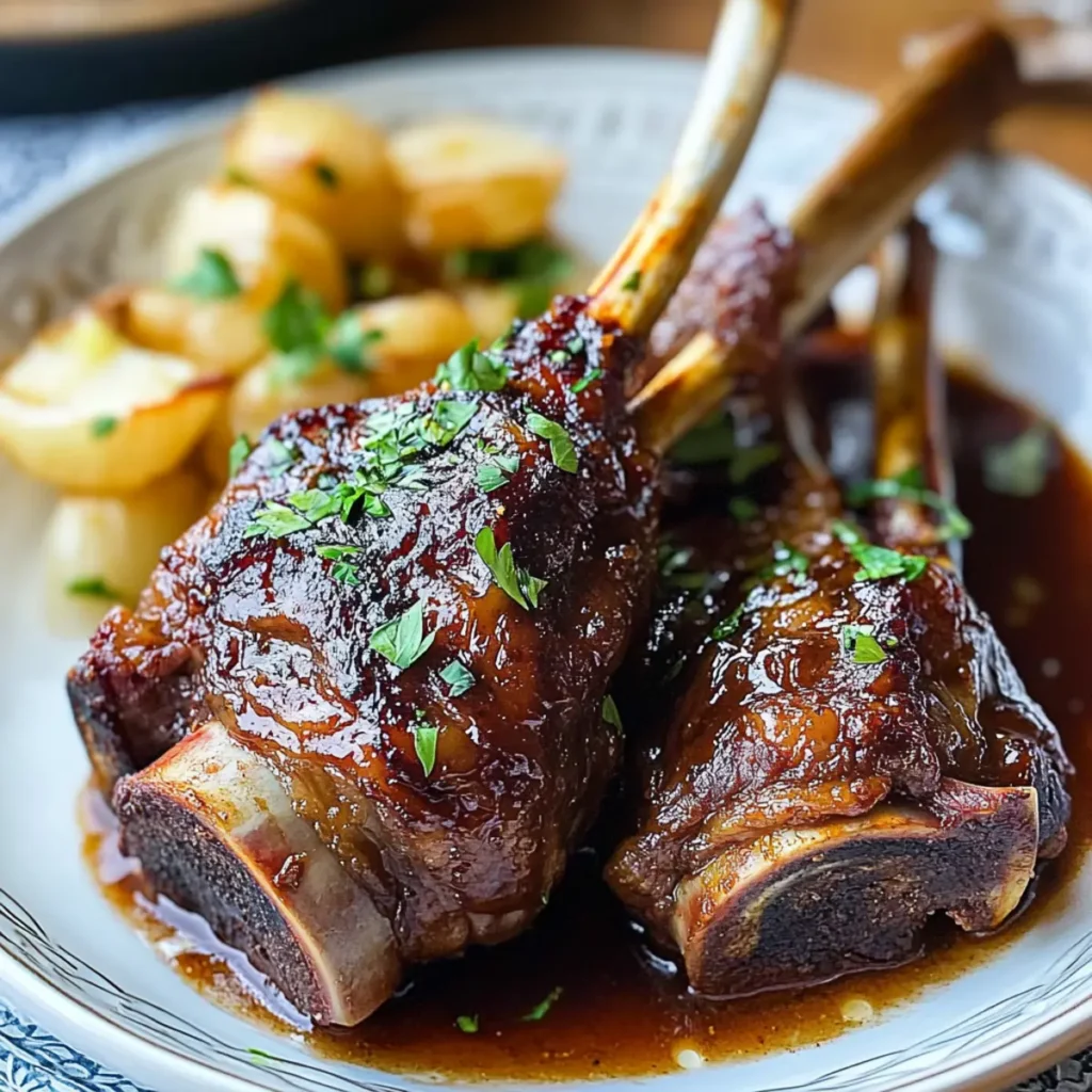Slow-Cooked Lamb Shank