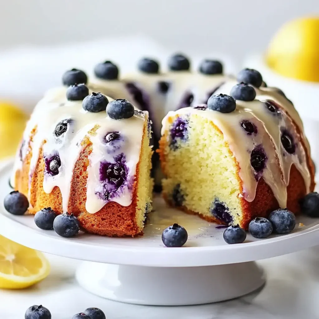 Lemon Blueberry Pound Cake