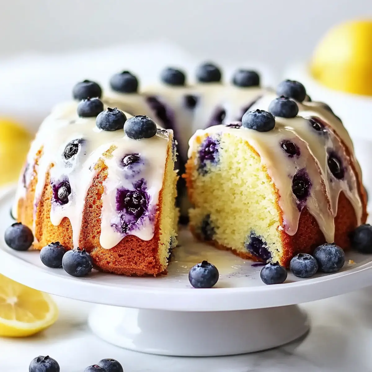 Lemon Blueberry Pound Cake