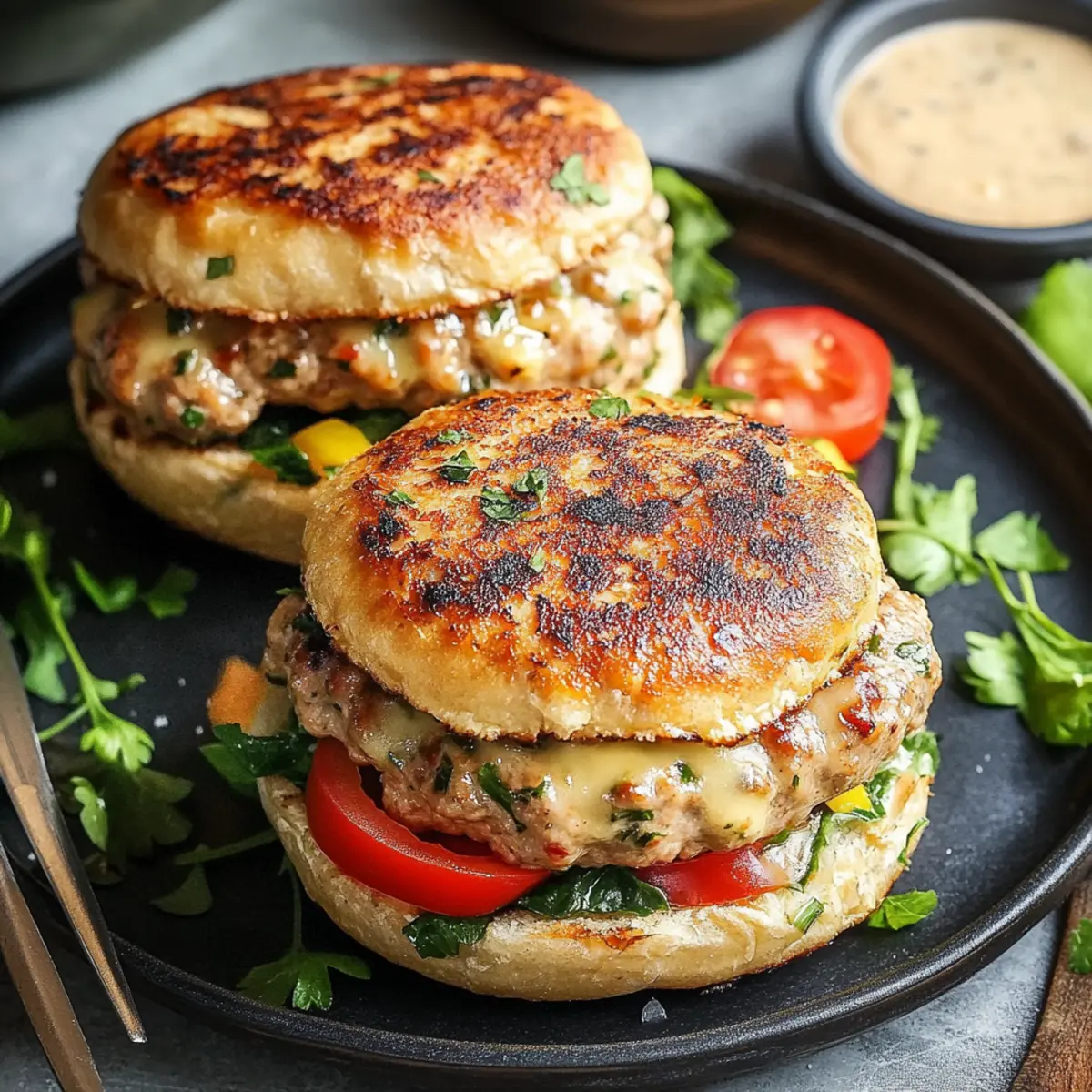 Ground Chicken Burgers