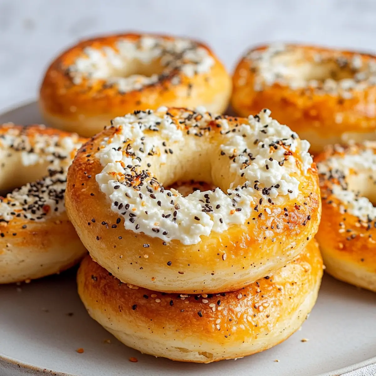 Keto Cottage Cheese Bagels