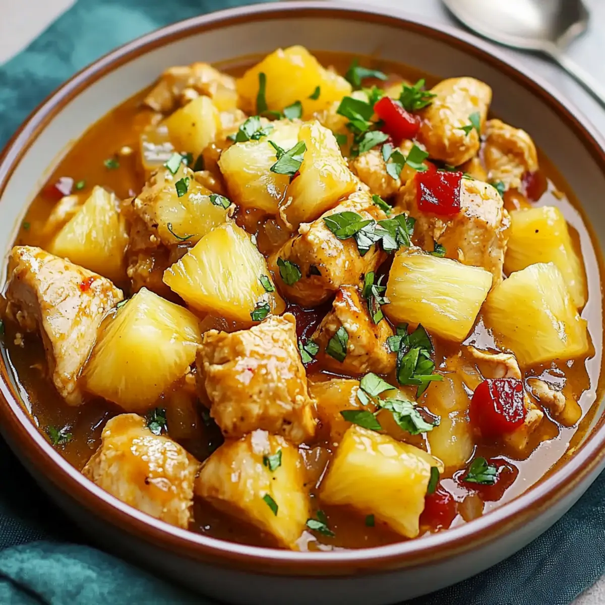 Pineapple Chicken Crockpot