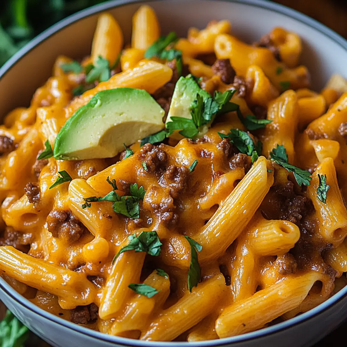 Cheesy Taco Pasta