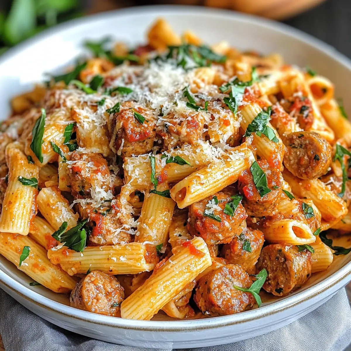 Chicken Sausage Pasta