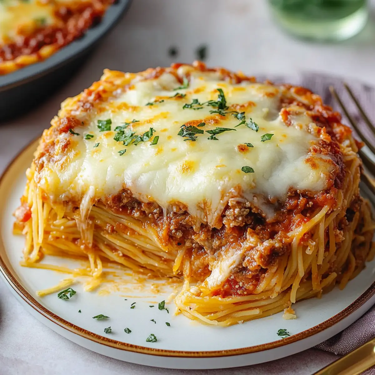 Spaghetti Pie