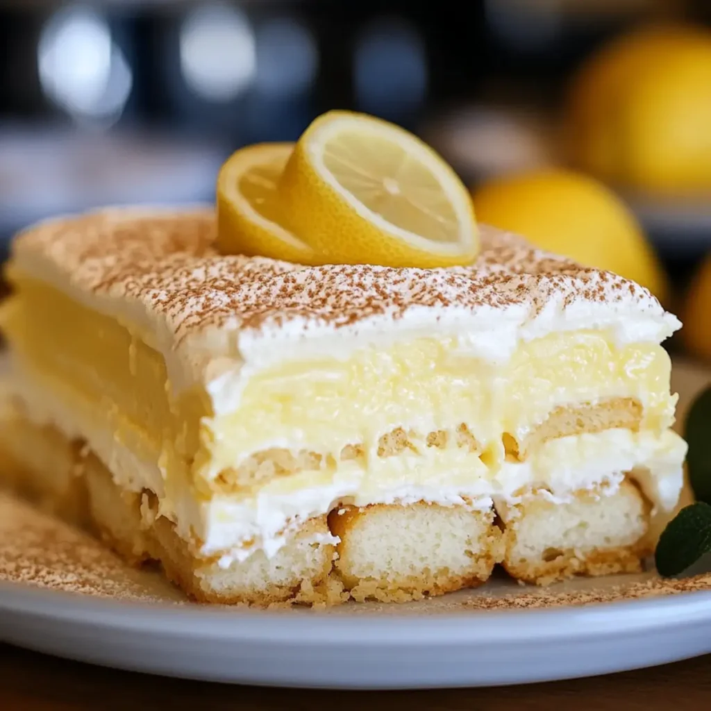 Lemon Tiramisu