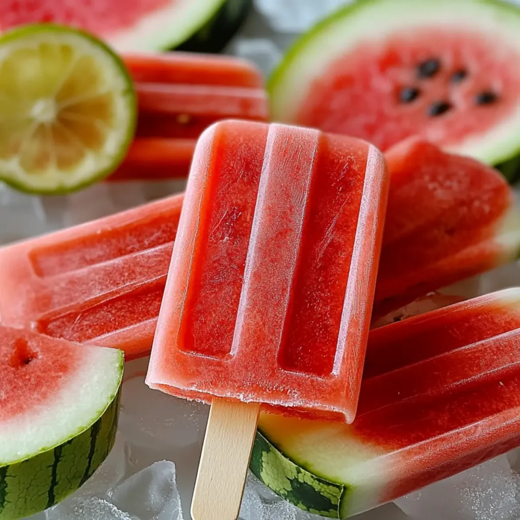Watermelon Popsicles